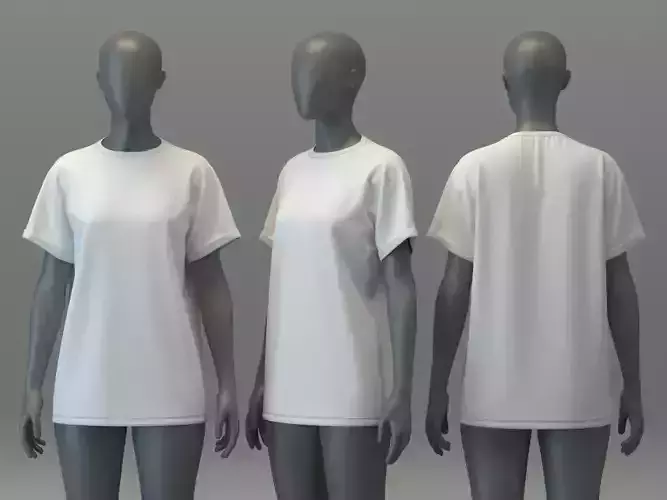  Oversized Tee 3D model