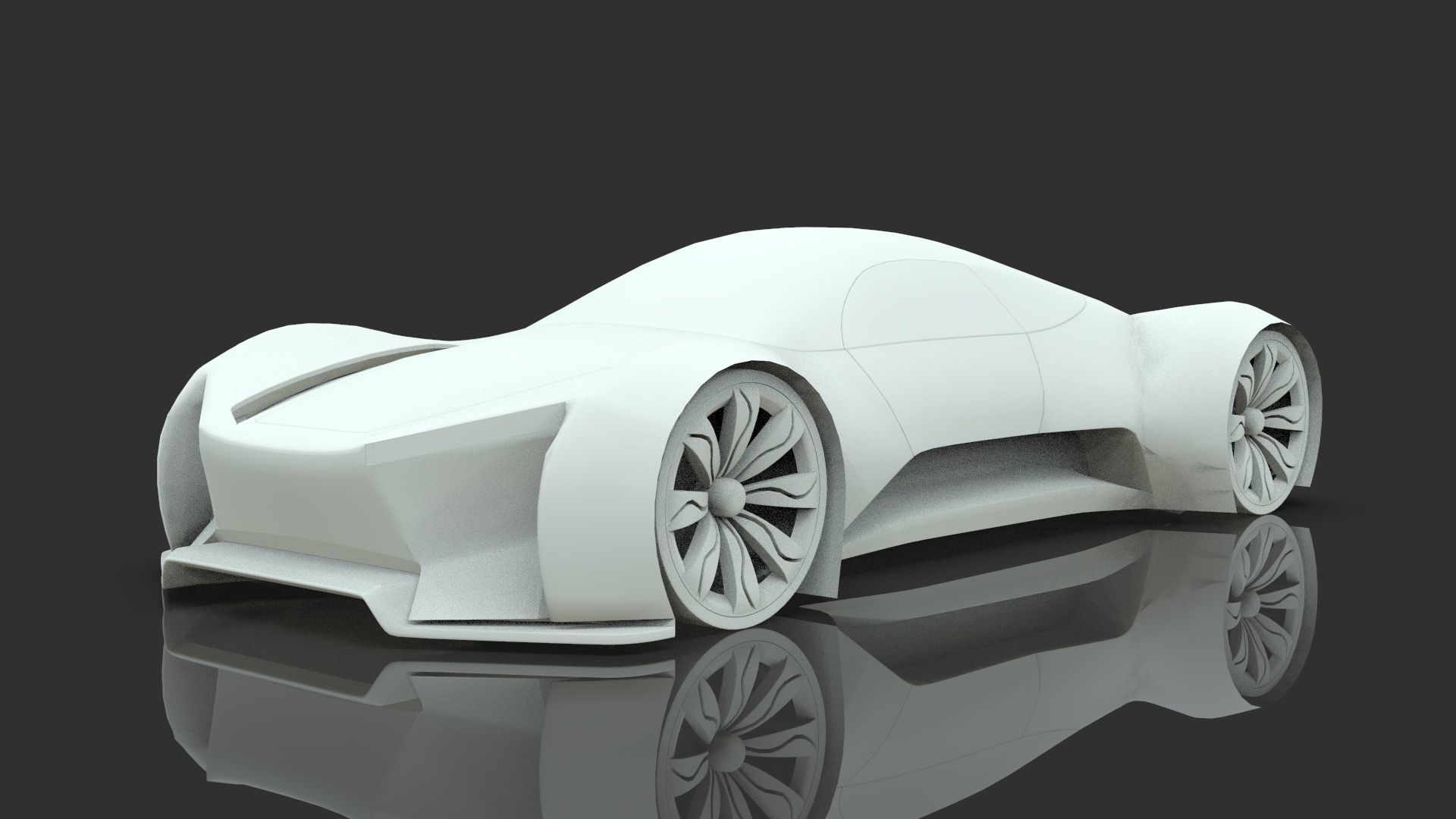 Futuristic Hyper Car Original Design 3D model_11