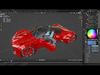 Futuristic Hyper Car Original Design 3D model_1