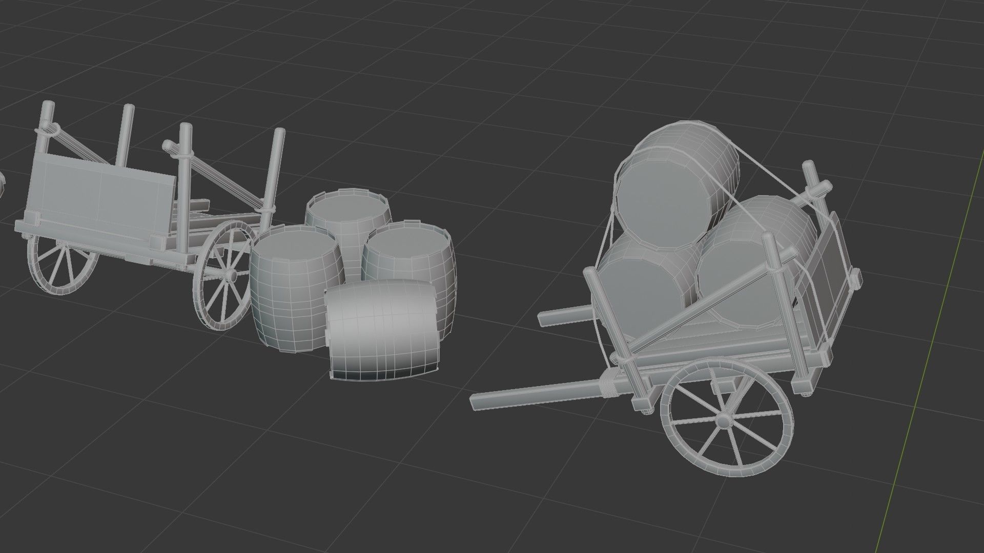 Medieval Themed 3D Model Set 3D model_9