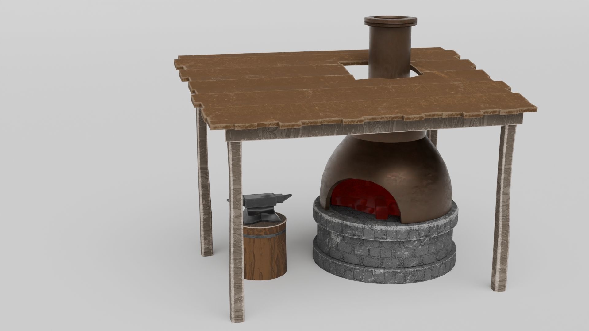 Medieval Themed 3D Model Set 3D model_4