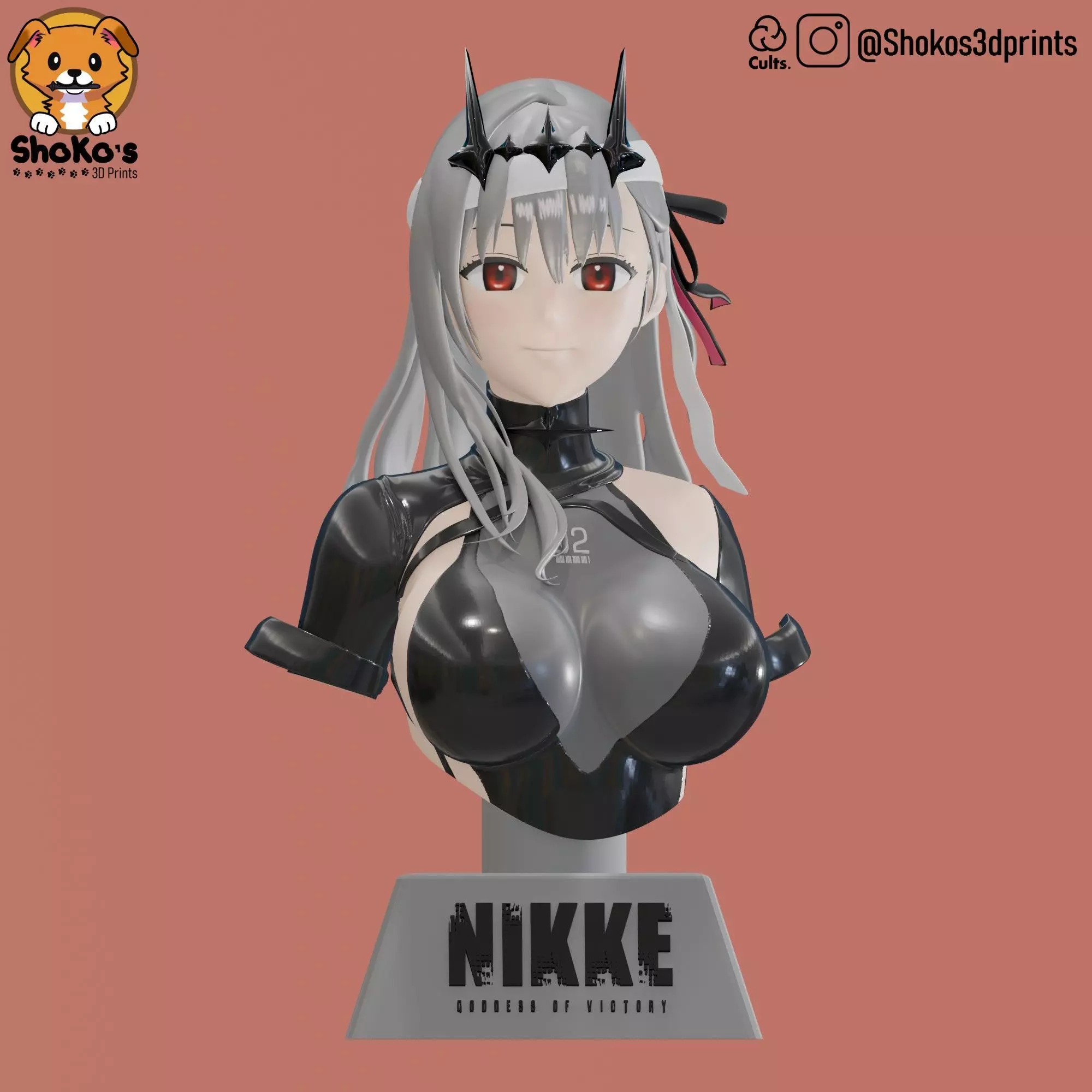 Modernia Second Affection Bust n NSFW 3D print model_0