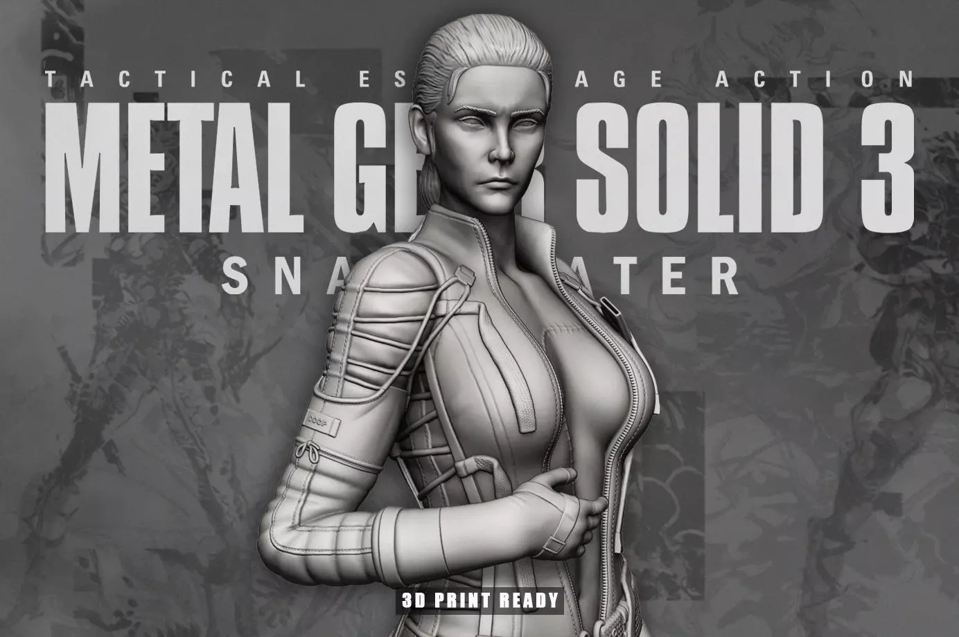 The Boss - Metal Gear Solid 3 3D print model_0