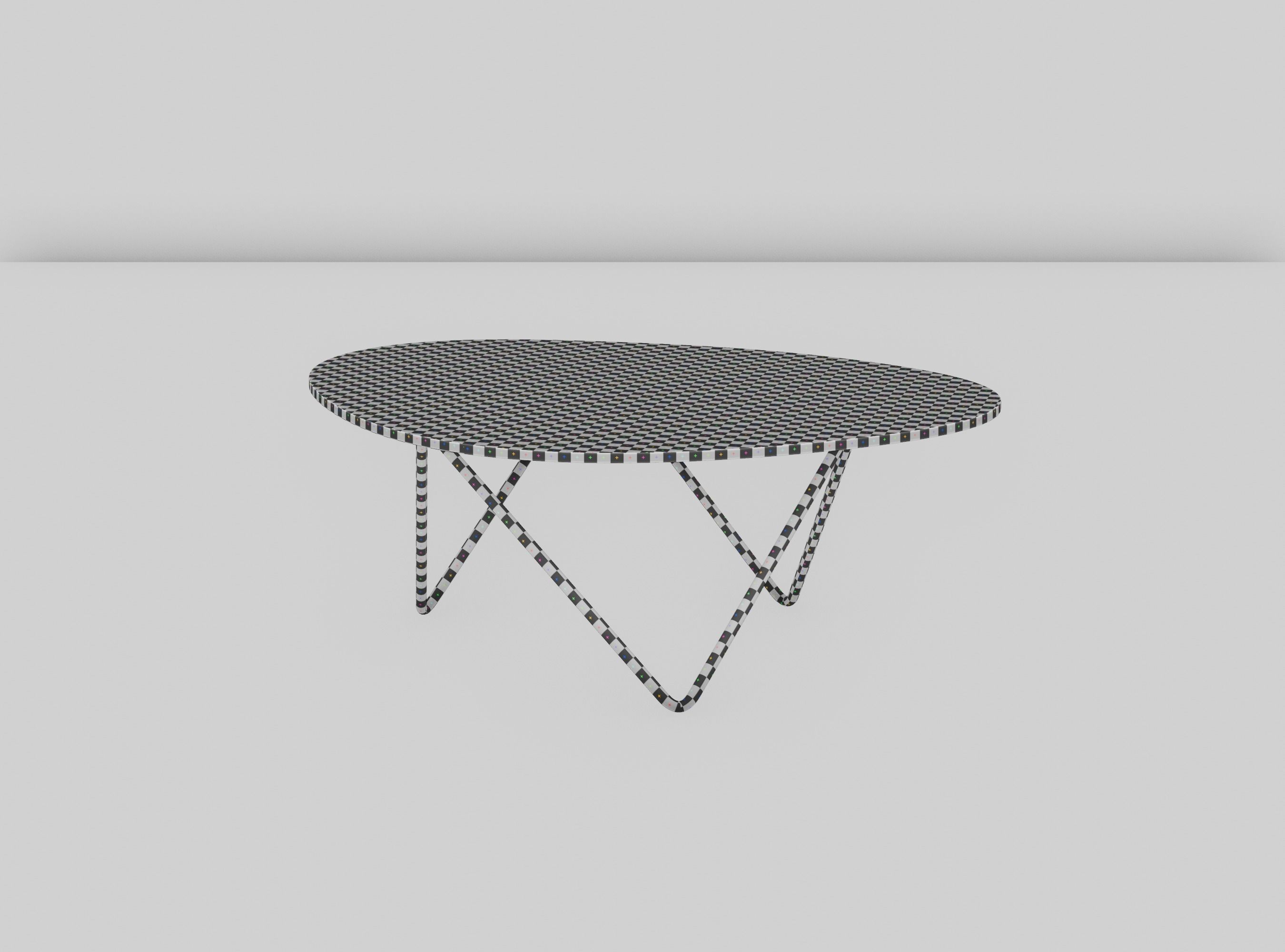 Pedrera coffee table 3D model_9