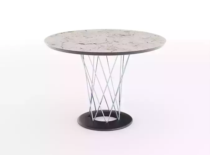 Noguchi cyclone dining table 3D model