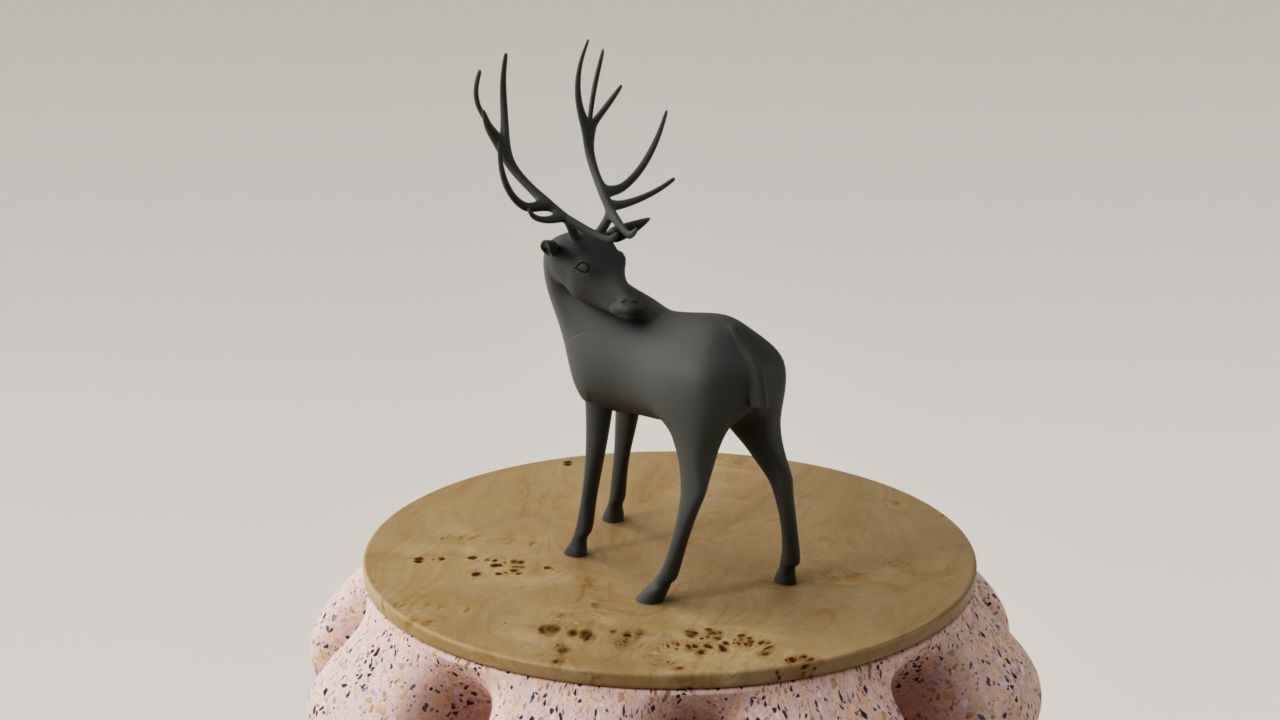 ESCULTURA - ARTE CONTEMPORANEO- CIERVITO 3D print model_1