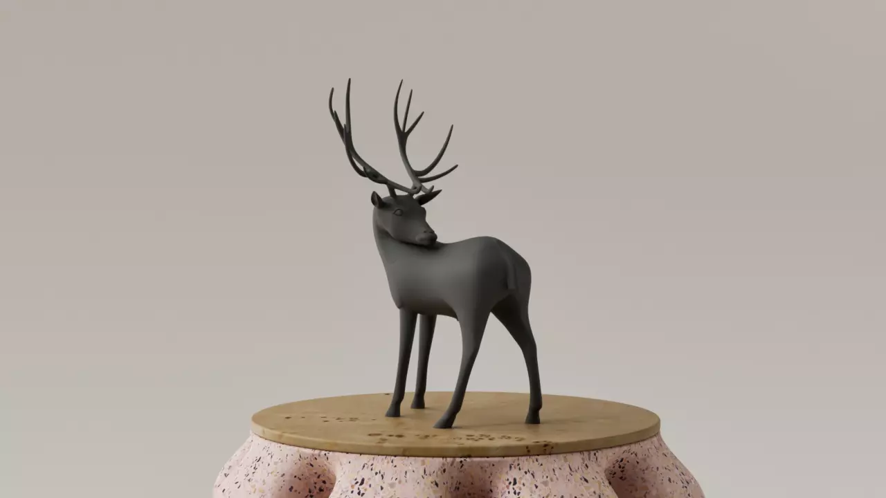 ESCULTURA - ARTE CONTEMPORANEO- CIERVITO 3D print model_0