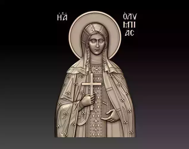 Saint Olympias the Deaconess 3D print model