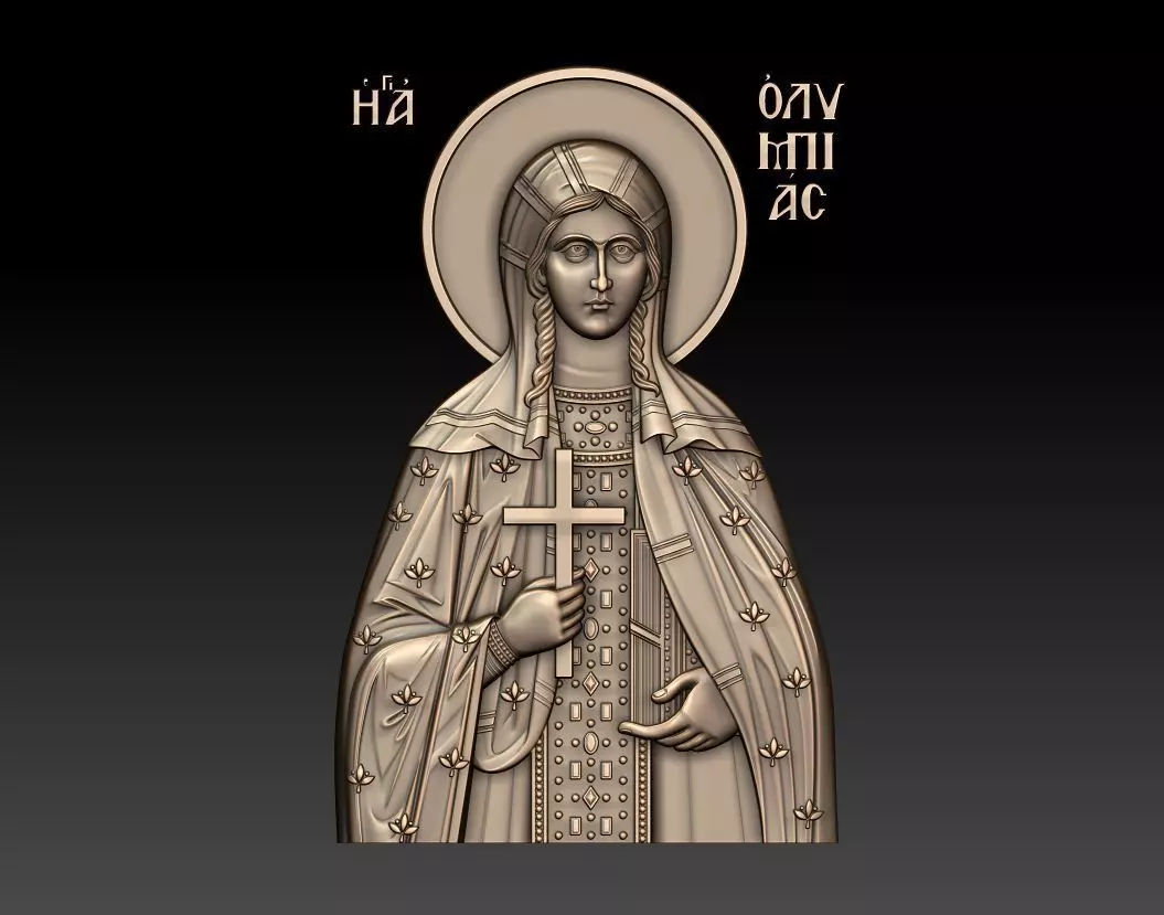 Saint Olympias the Deaconess 3D print model