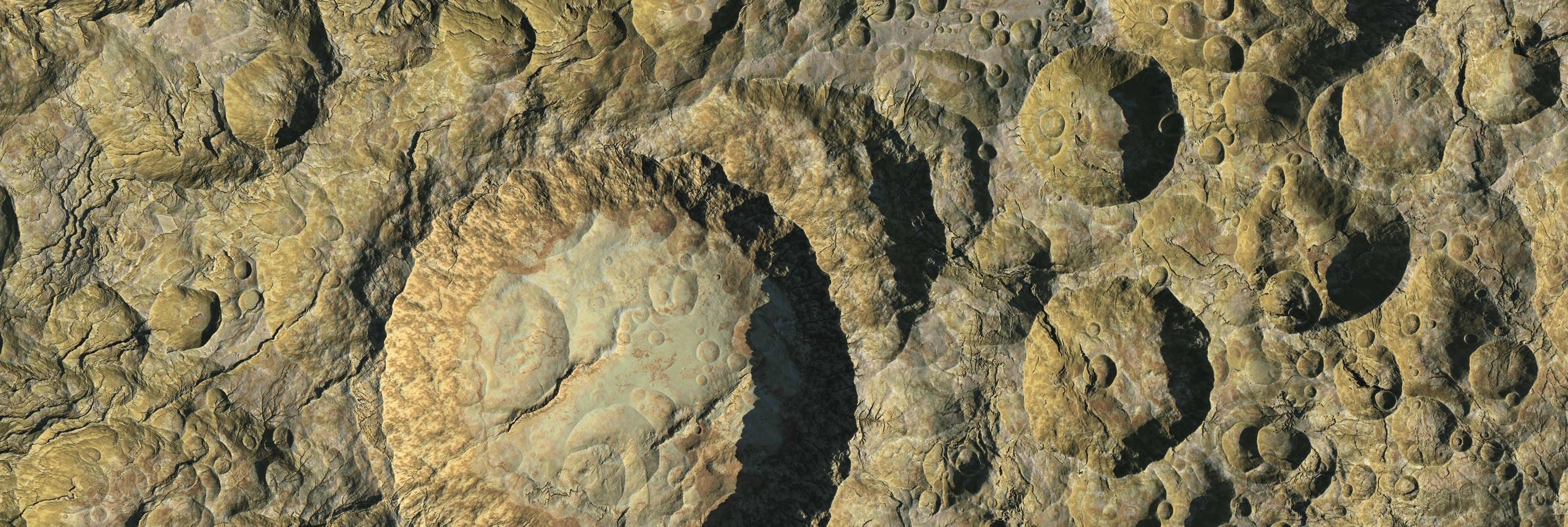 4 16k Seamless Crater Surface a SciFi Open World Kit Low-poly 3D model_12