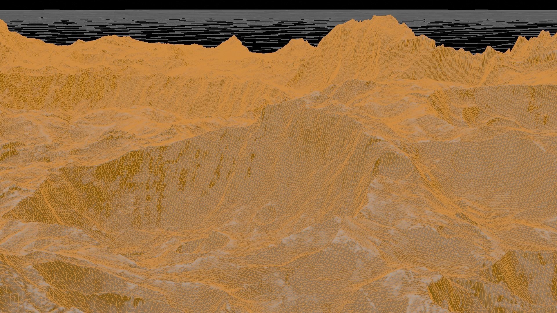 4 16k Seamless Crater Surface a SciFi Open World Kit Low-poly 3D model_39
