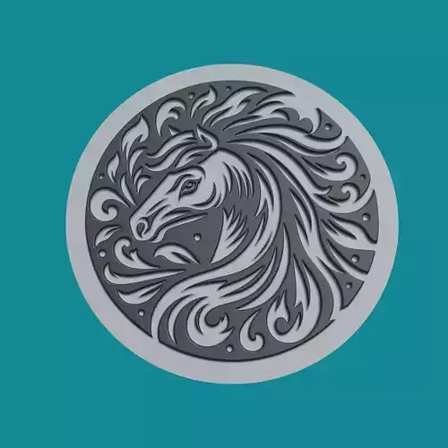 HORSE ANIMAL PENDANT