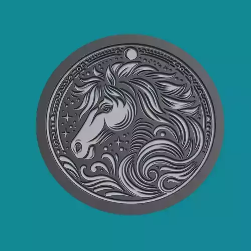 HORSE ANIMAL PENDANT