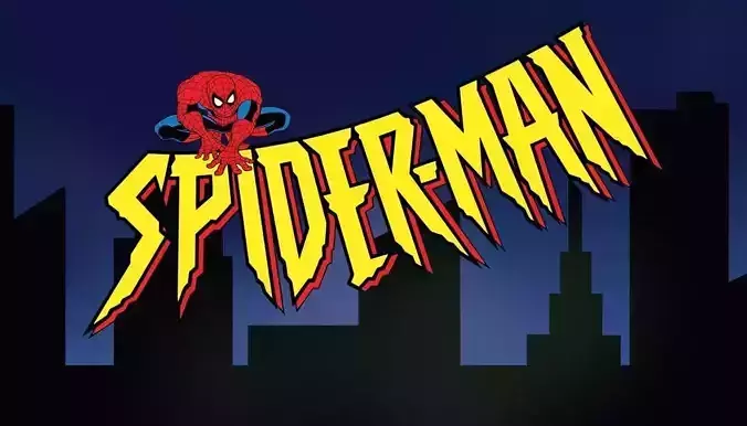 Spider-Man animated series  1994 TV series logo3D print 3D print model