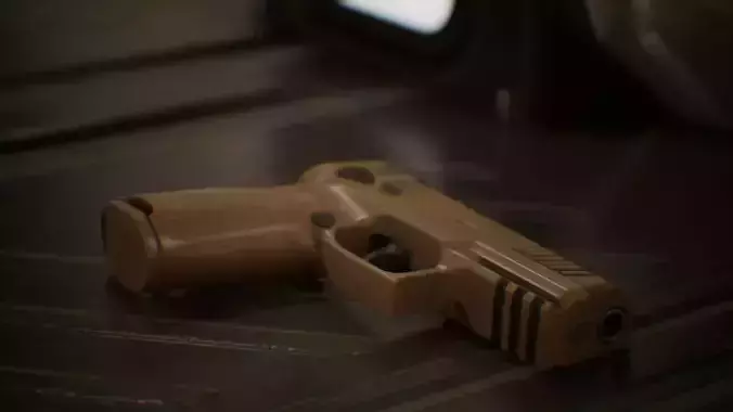 Sig Sauer P320 M18 Low-poly 3D model