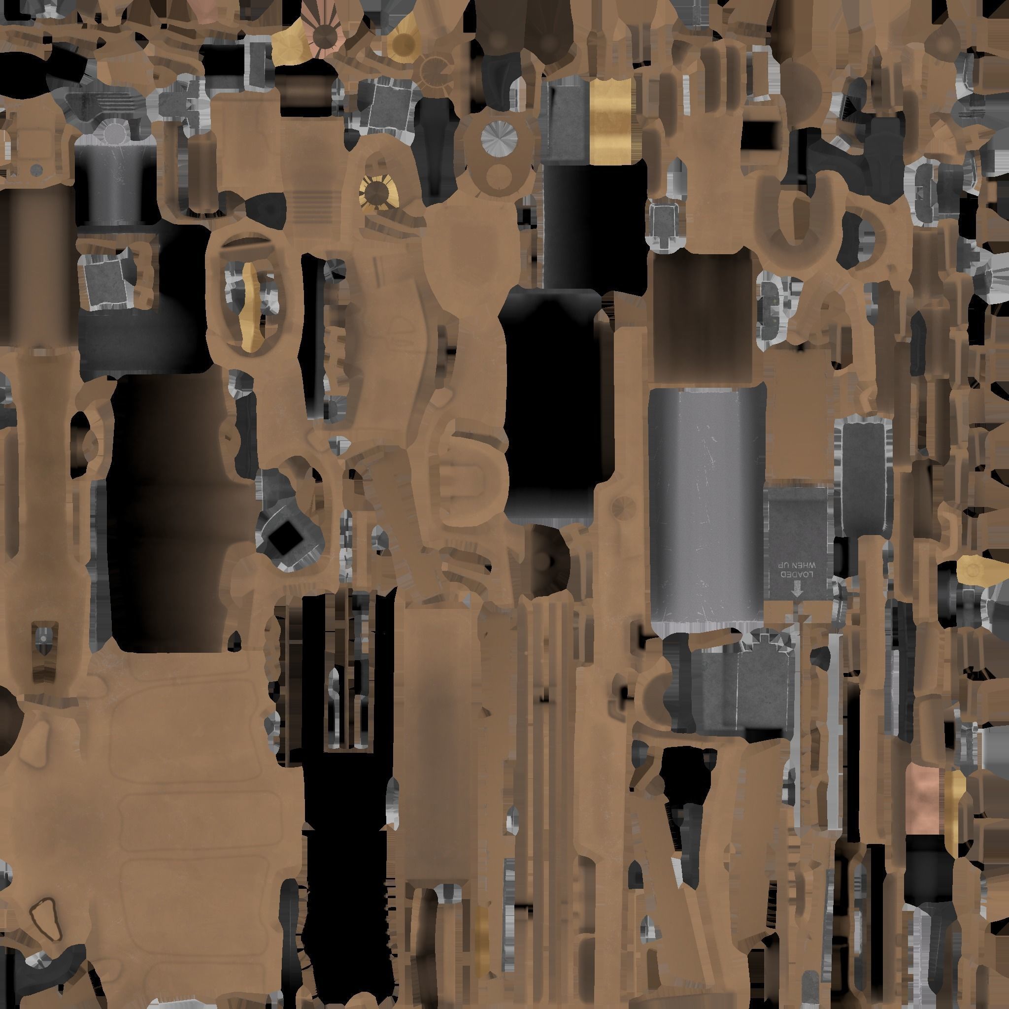 Sig Sauer P320 M18 Low-poly 3D model_15