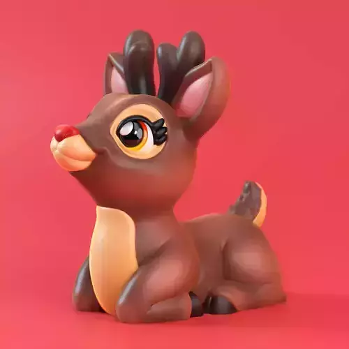 CUTE REINDEER  NO SUPPORTS