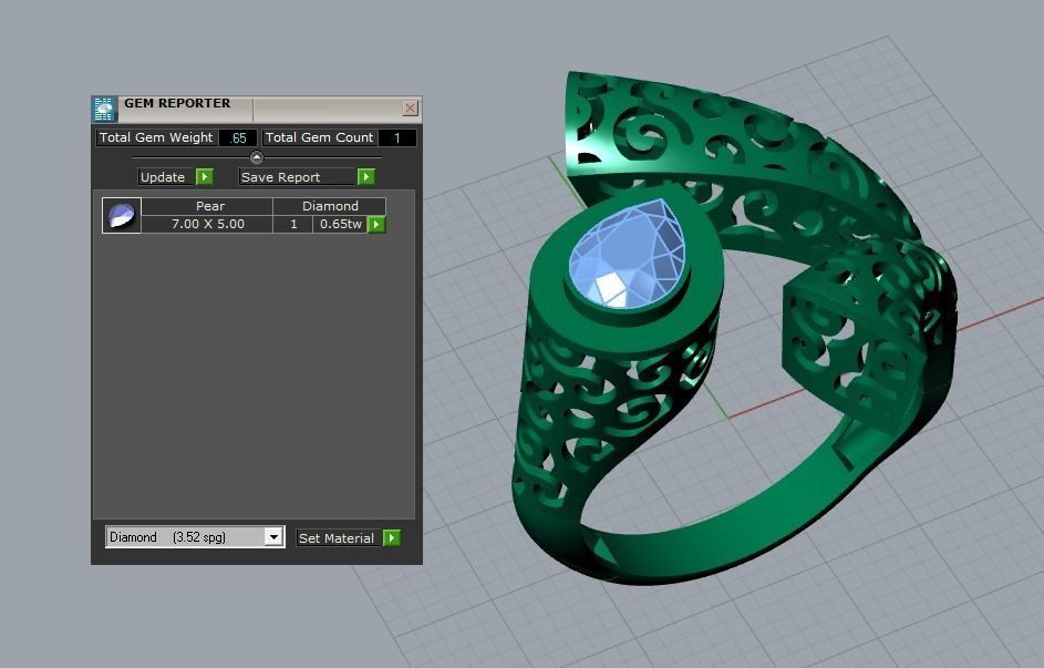 ring jewelry 3D print model_5