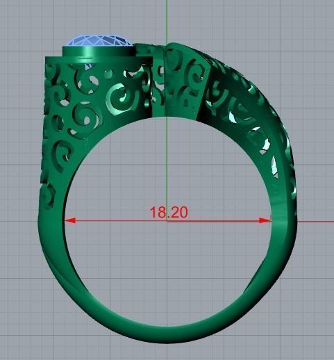 ring jewelry 3D print model_9