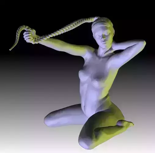 Aida  female figurine for 3D printing 3D print model Aida  female figurine for 3D printing 3D print model