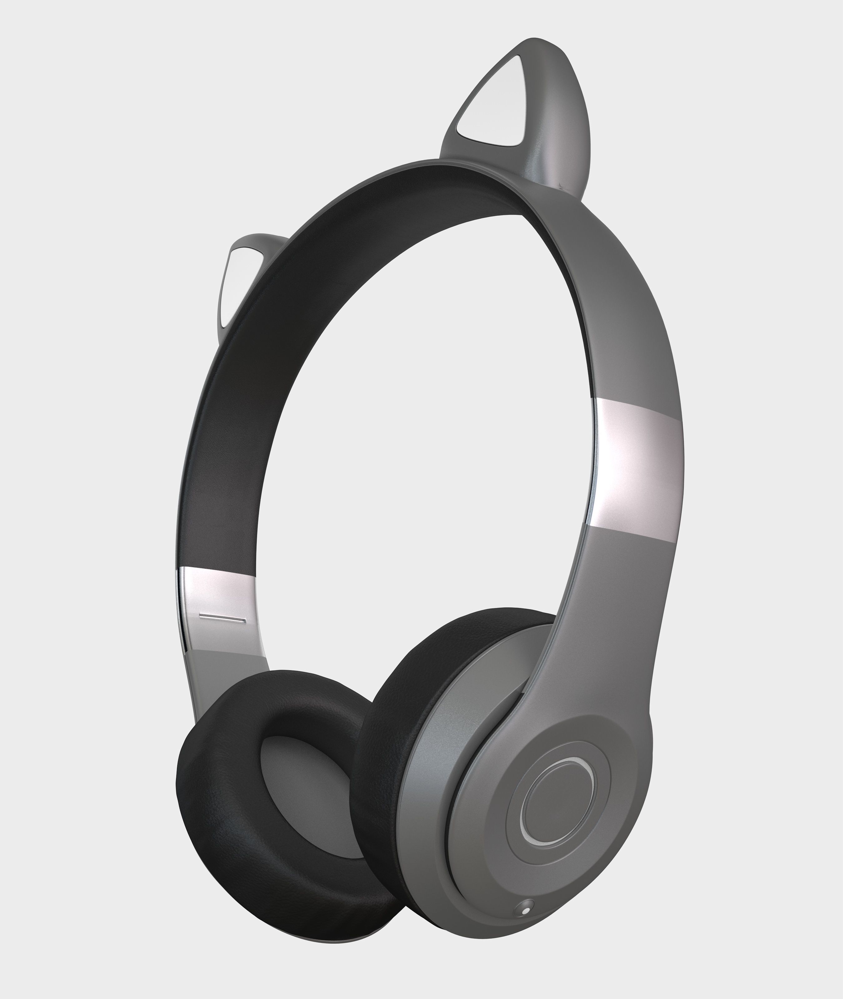 Wireless Cat Ear Headphones 3D model_5
