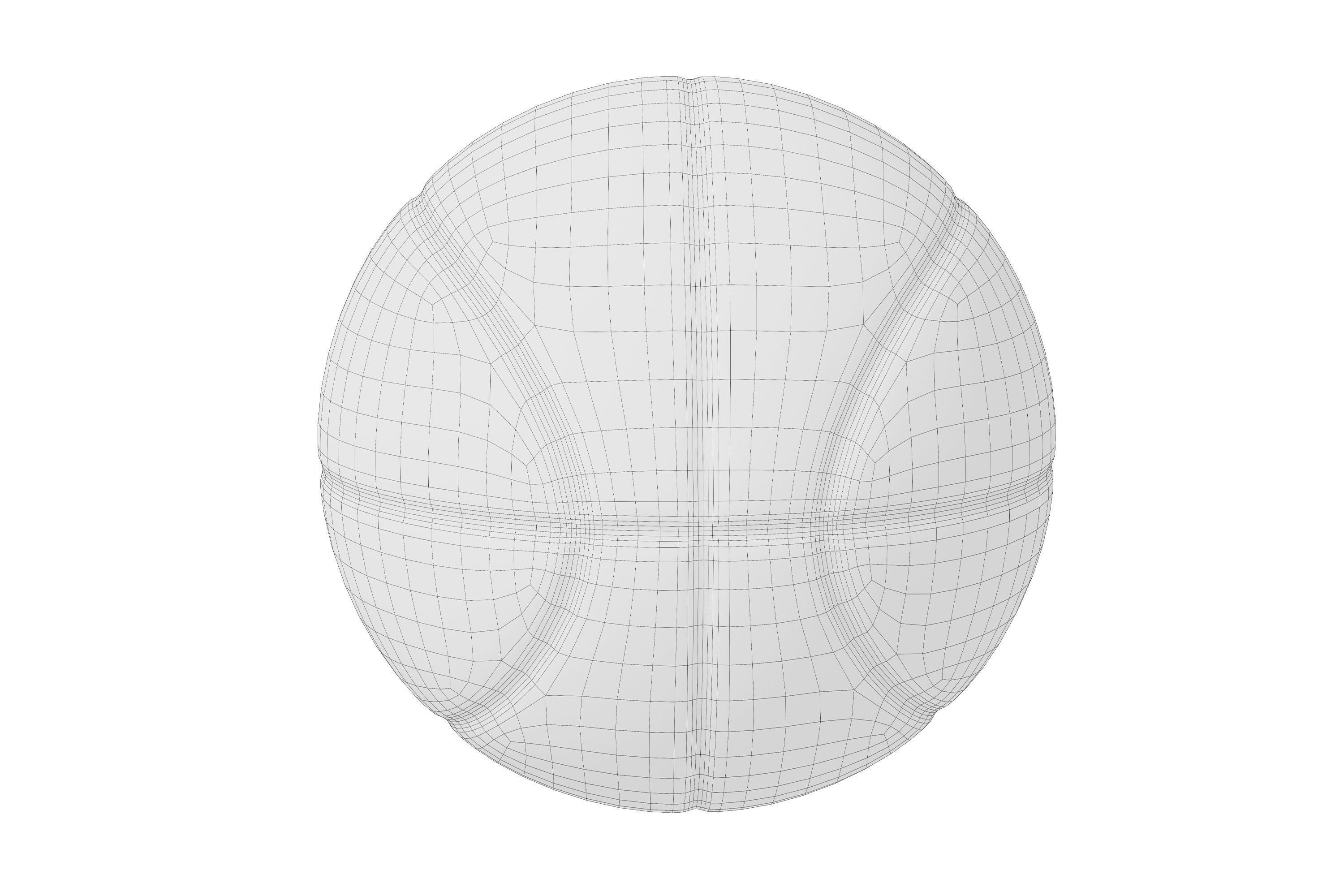 Basketball ball  3D model_7