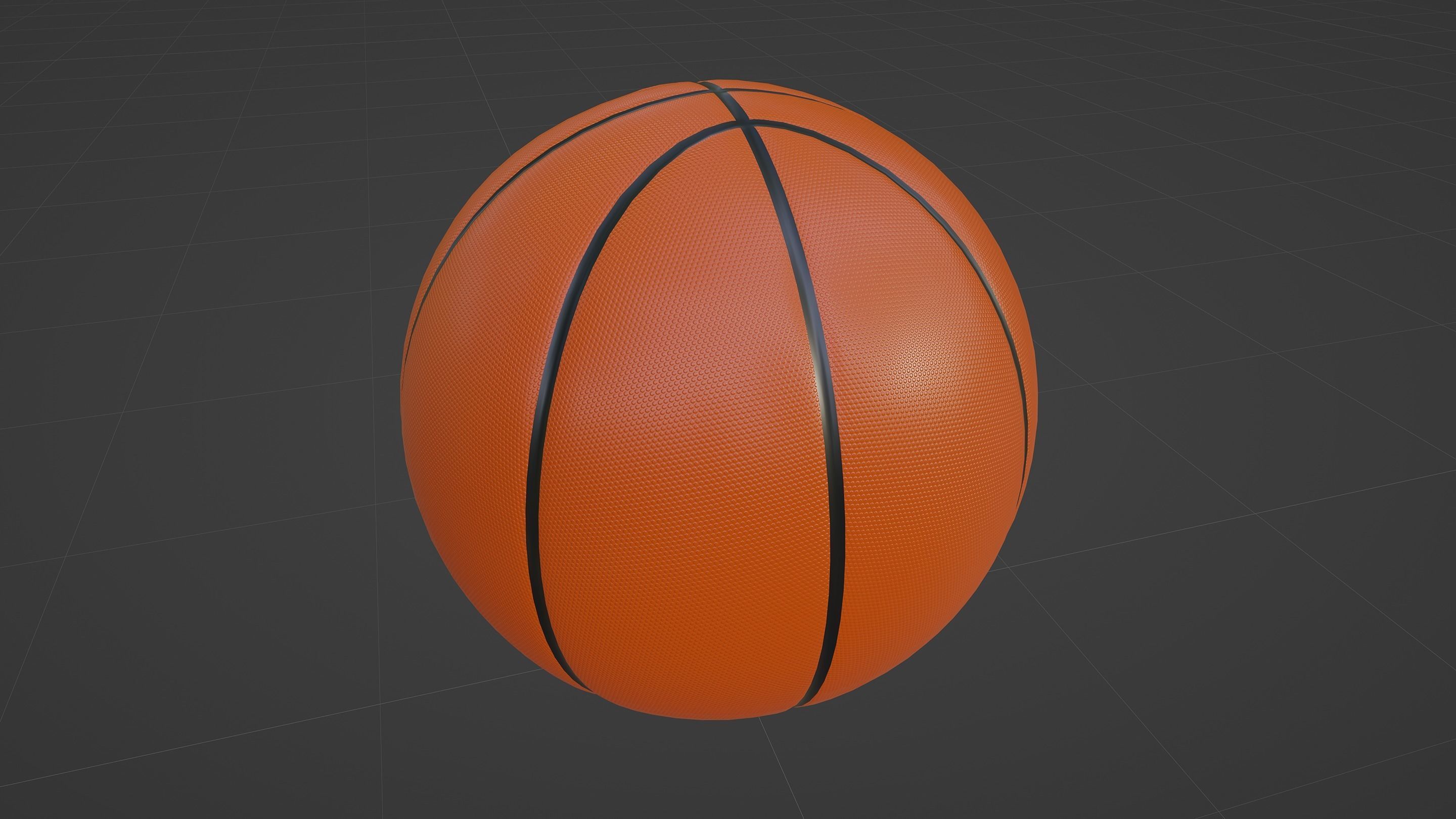 Basketball ball  3D model_10