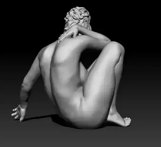 Terra nude female figurine for 3D printing 3D print model