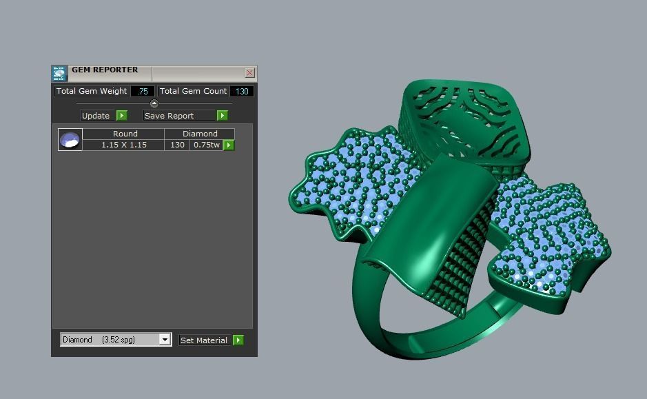 ring jewelry 3D print model_6