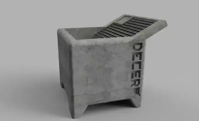 Old Laundry Tub - Vase-Cup 3D print model