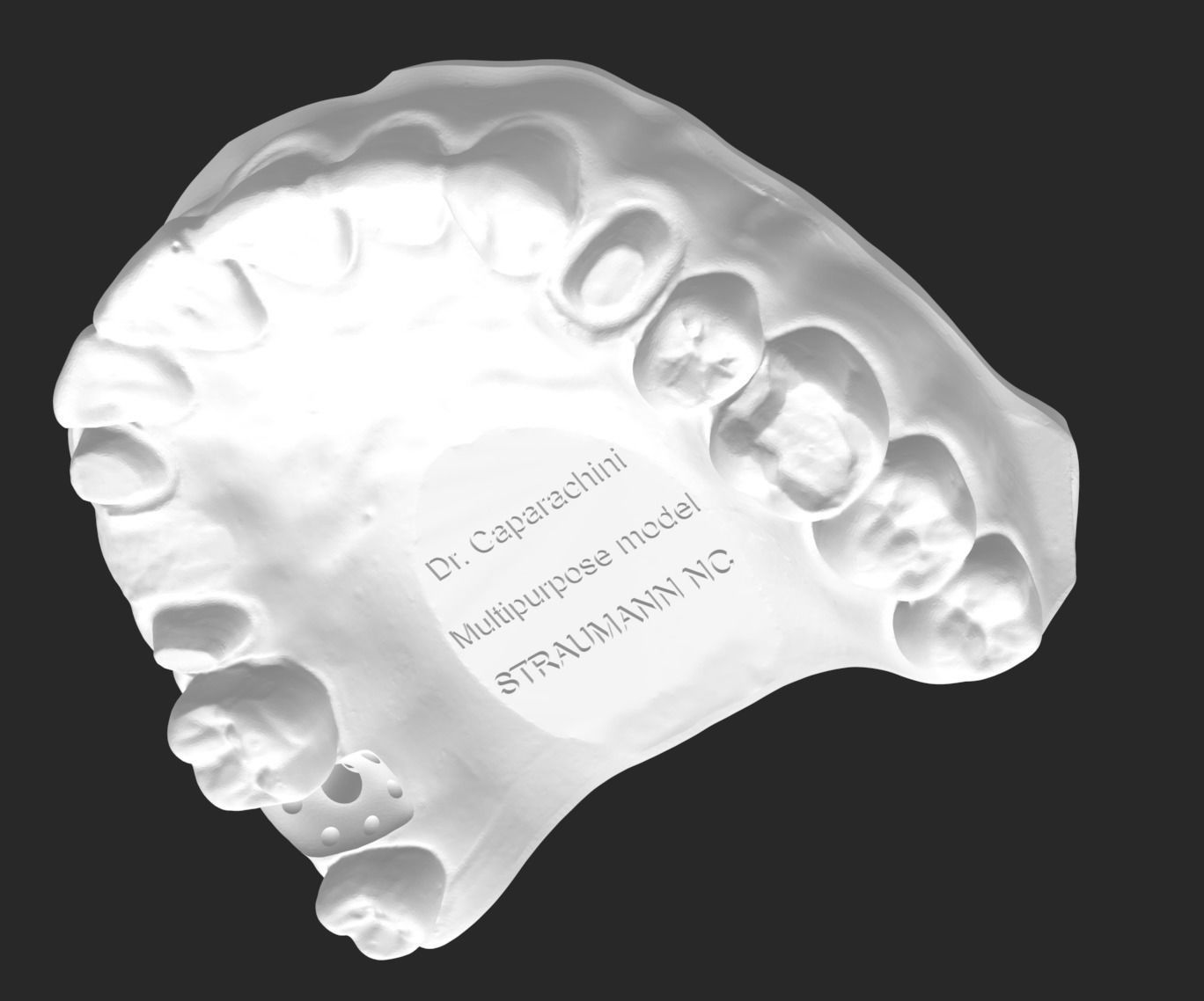 DENTAL MULTIPURPOSE MODEL - ZOCALO DENTAL STRAUMANN NC 3D print model_4