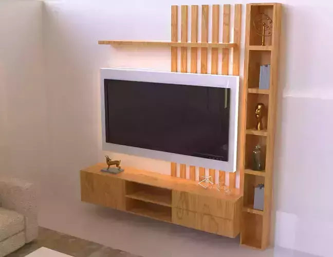 Wooden Tv Decor