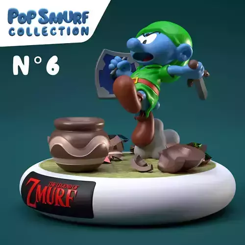 POP SMURF COLLECTION  THE LEGEND OF ZMURF