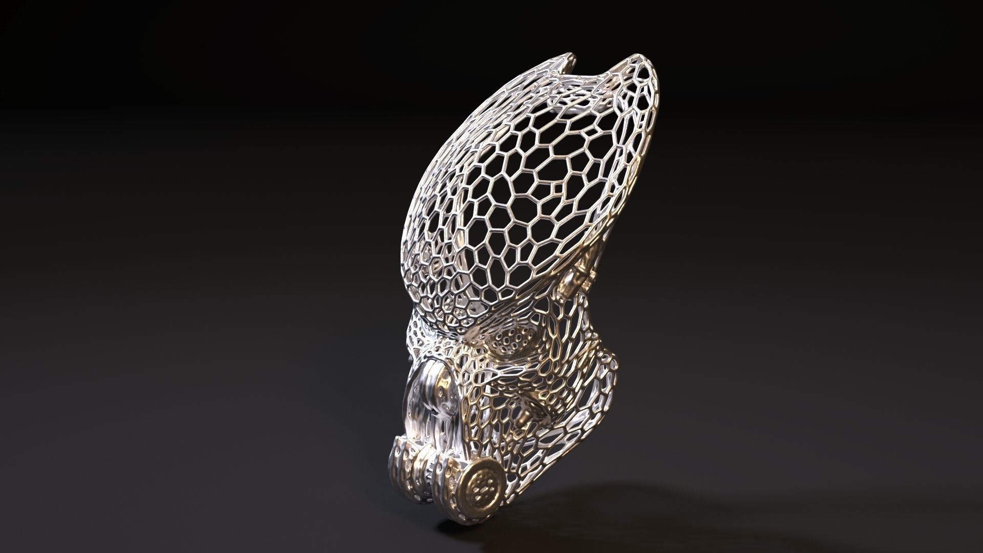 Predator Mask 3D print model_2