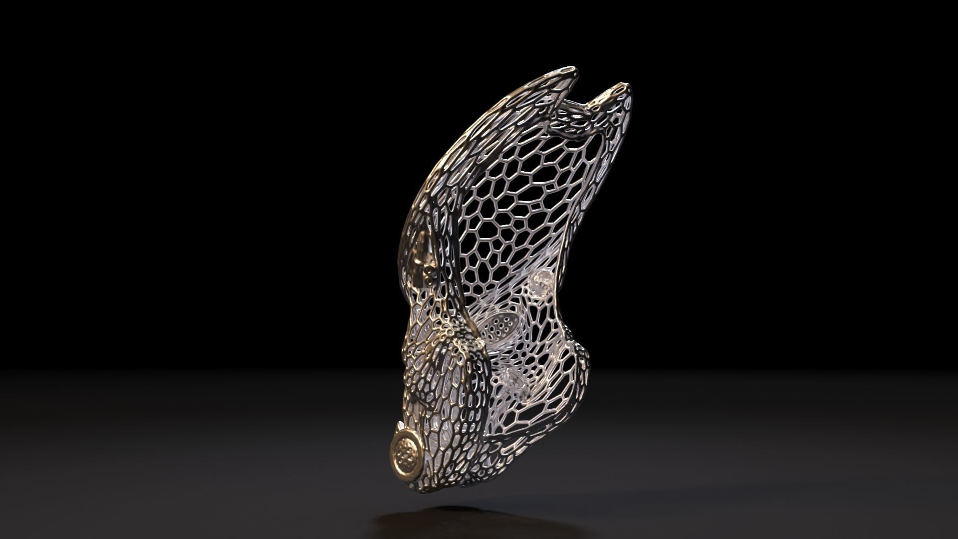 Predator Mask 3D print model_4