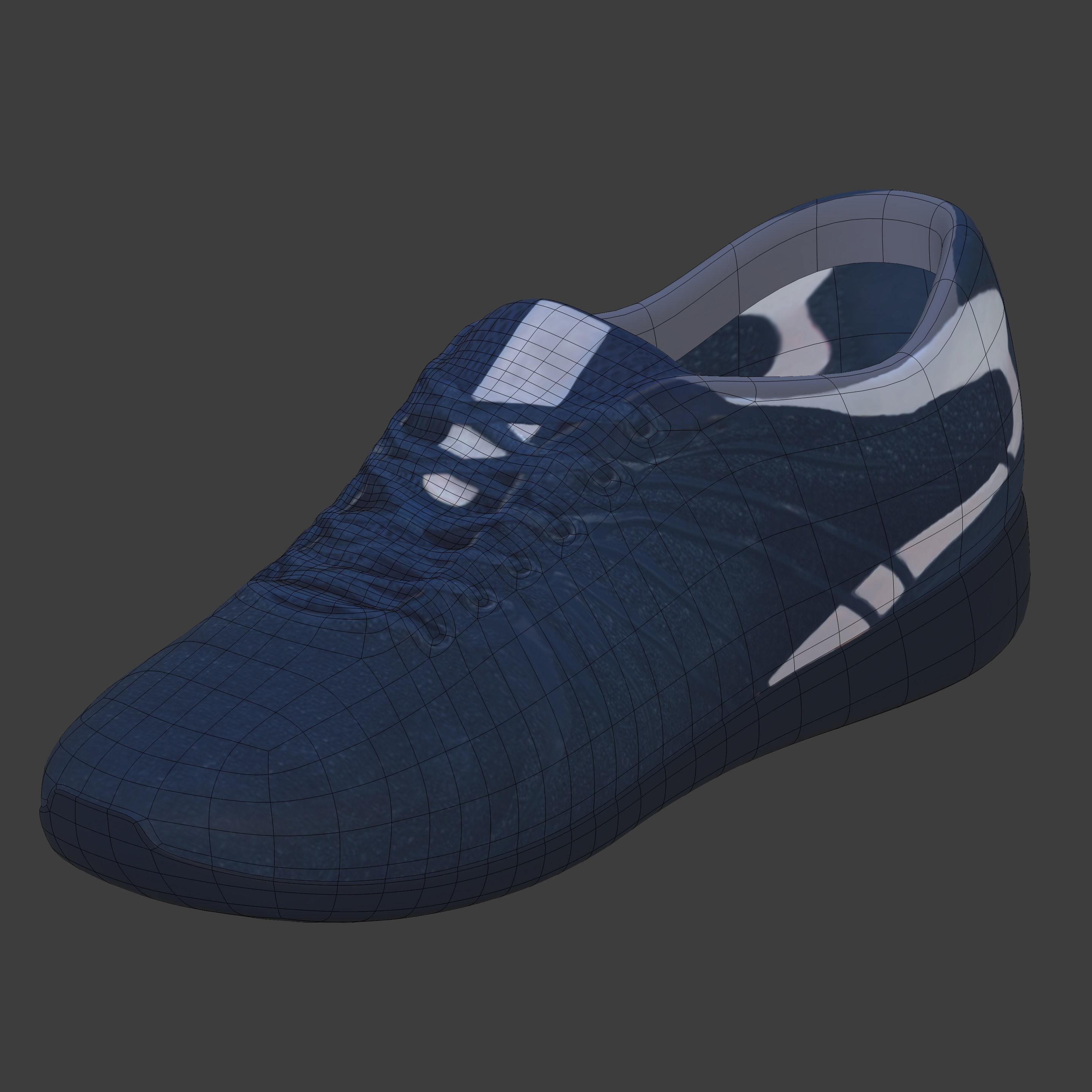 Tennis Player With IK and FK Rig Low-poly 3D model_32