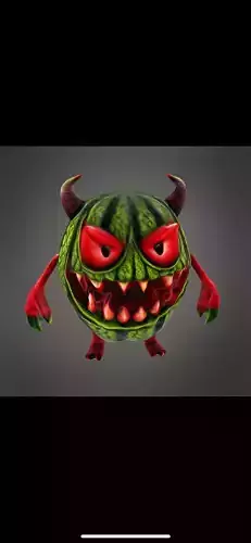 Scary watermelon