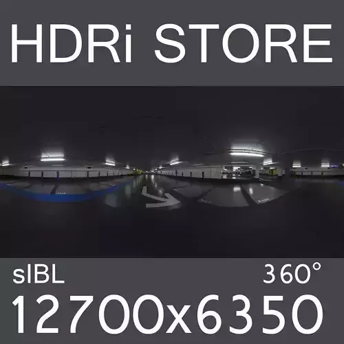 Parking Garage sIBL Free 3D model