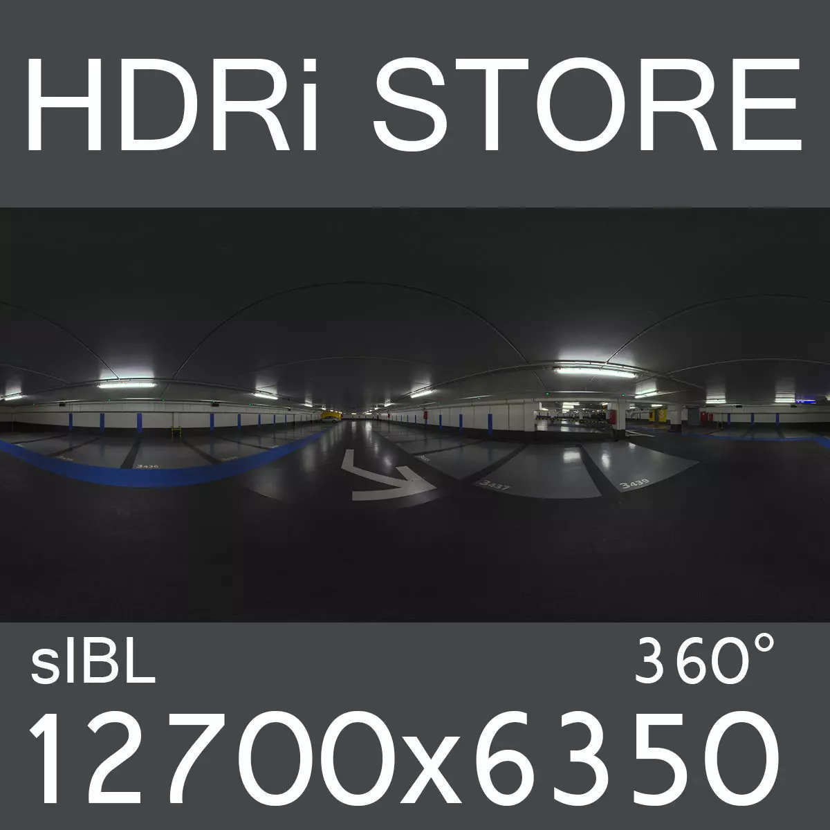 Parking Garage sIBL Free 3D model_0