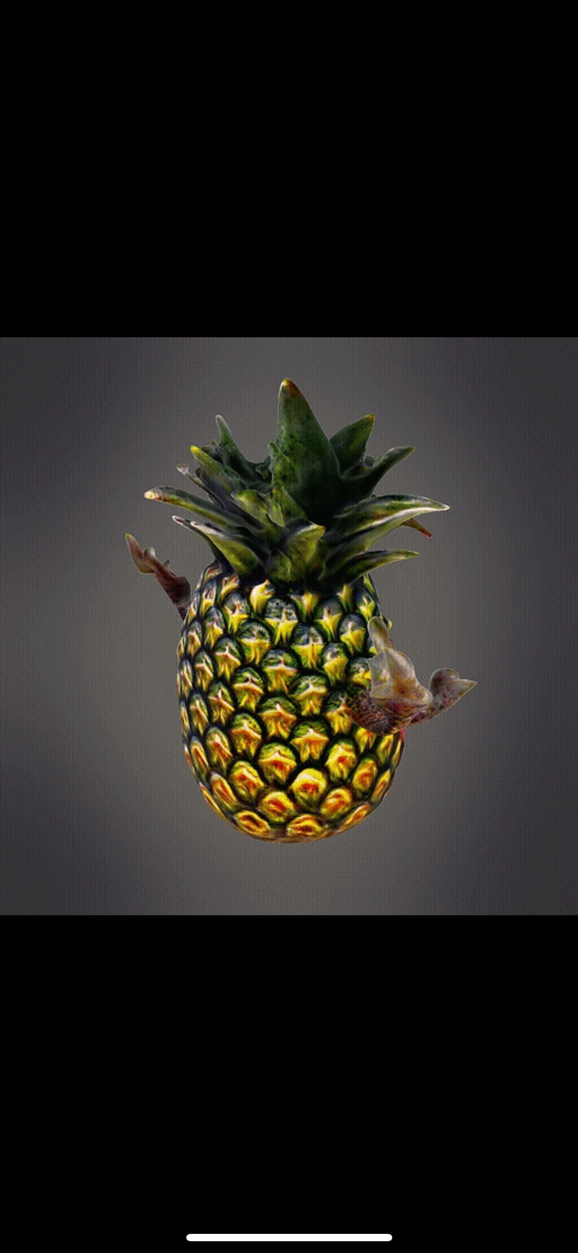 Scary Pineapple monster 3D print model_3