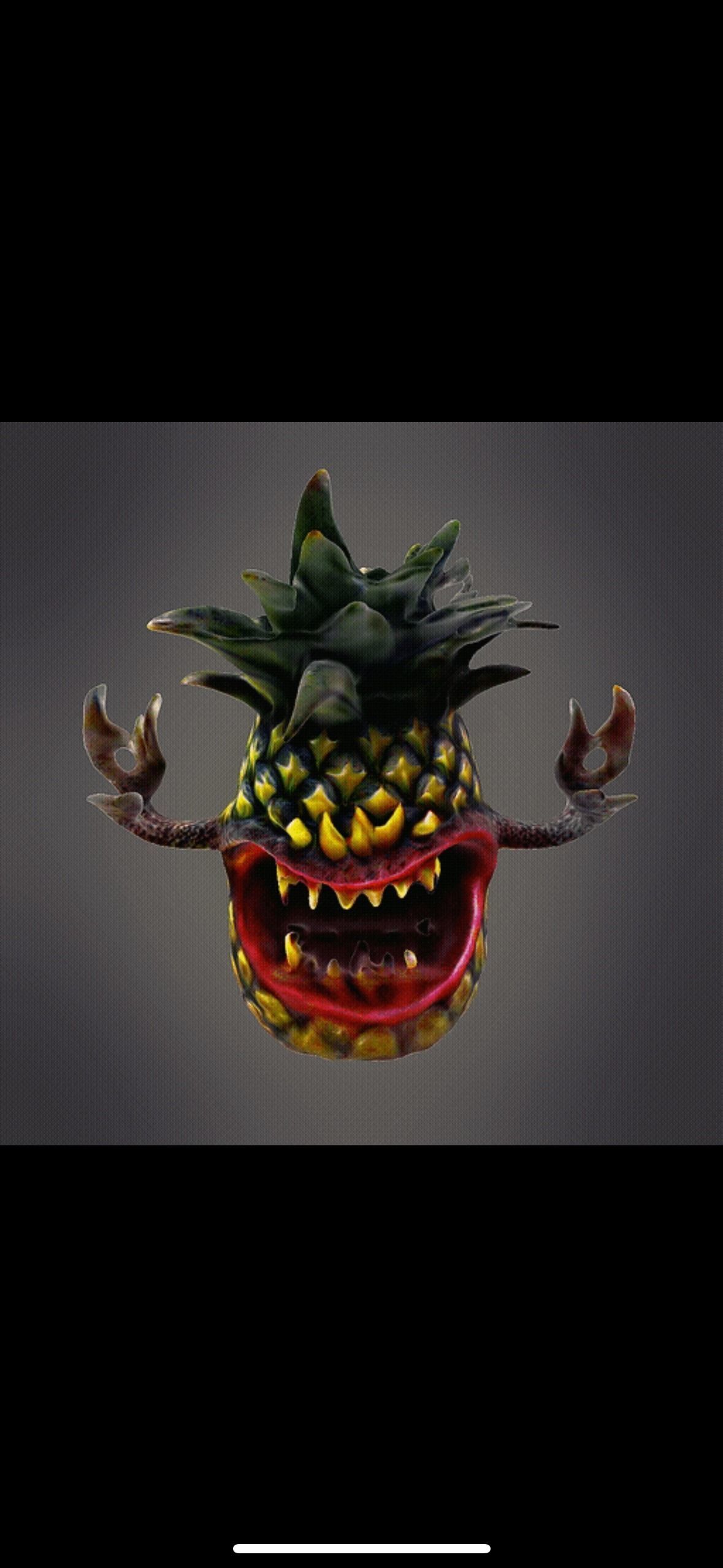 Scary Pineapple monster 3D print model_0