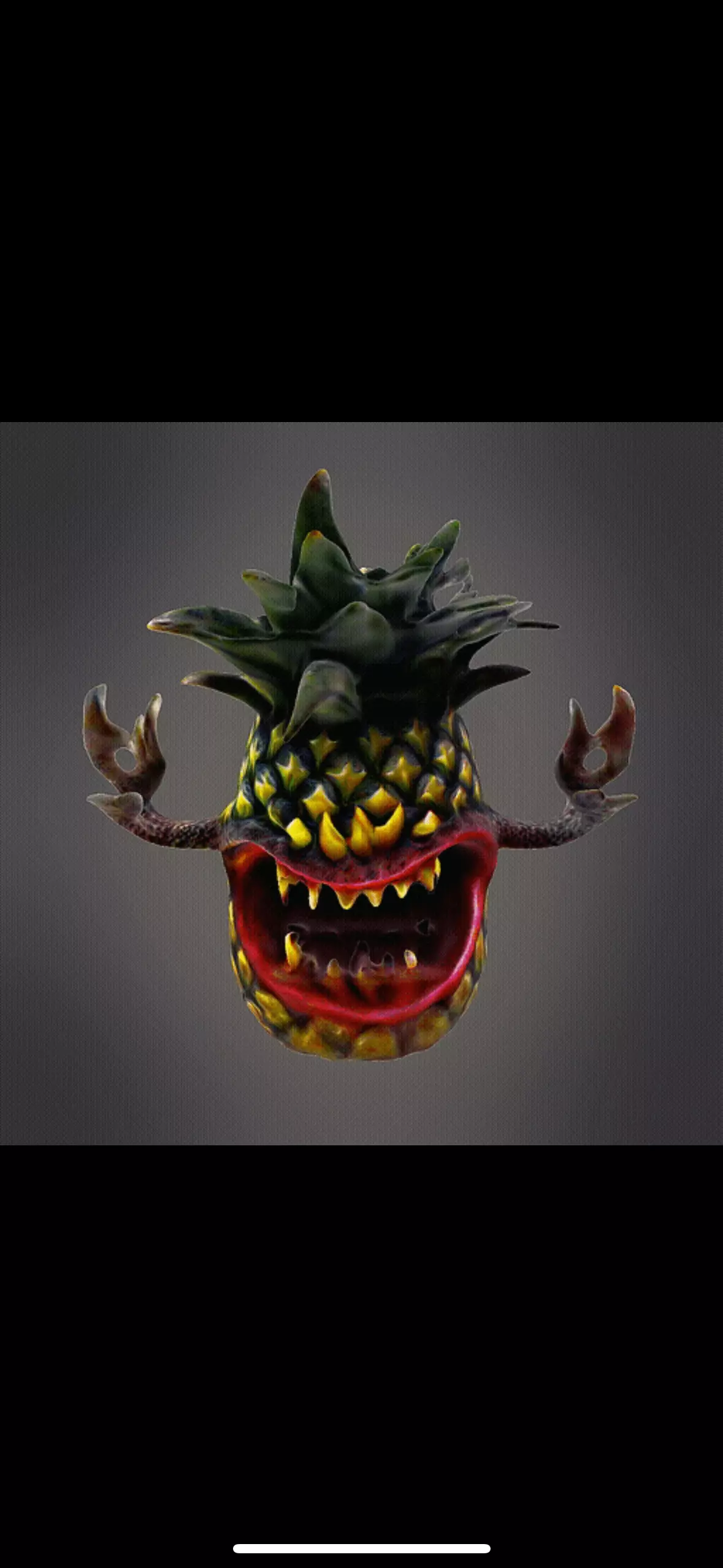 Scary Pineapple monster 3D print model_0