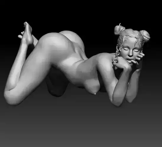 Tata nude female figurine for 3D printing 3D print model