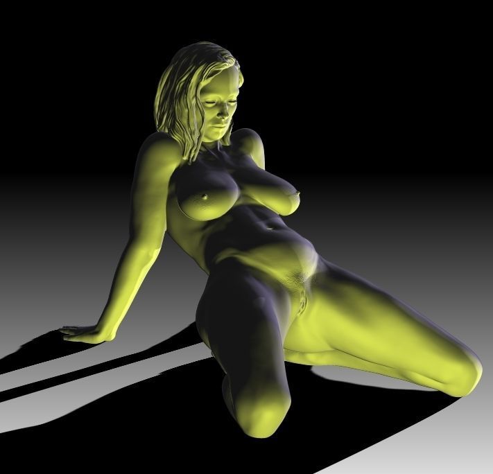 Sofi nude female figurine for 3D printing 3D print model_1