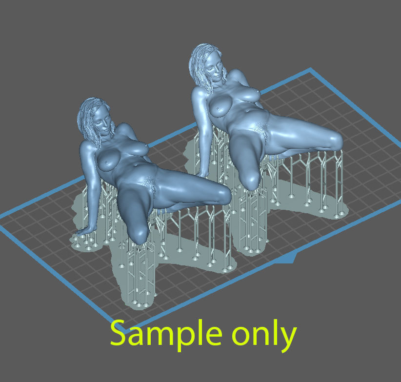 Sofi nude female figurine for 3D printing 3D print model_7