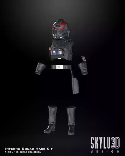 Inferno Squad - Hask One12 Scale Custom 3D Print STL Files