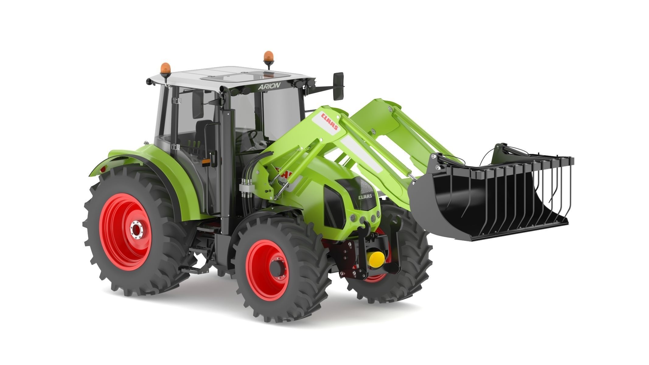 Claas Arion 400 Tractor Version 2010 3D model_3
