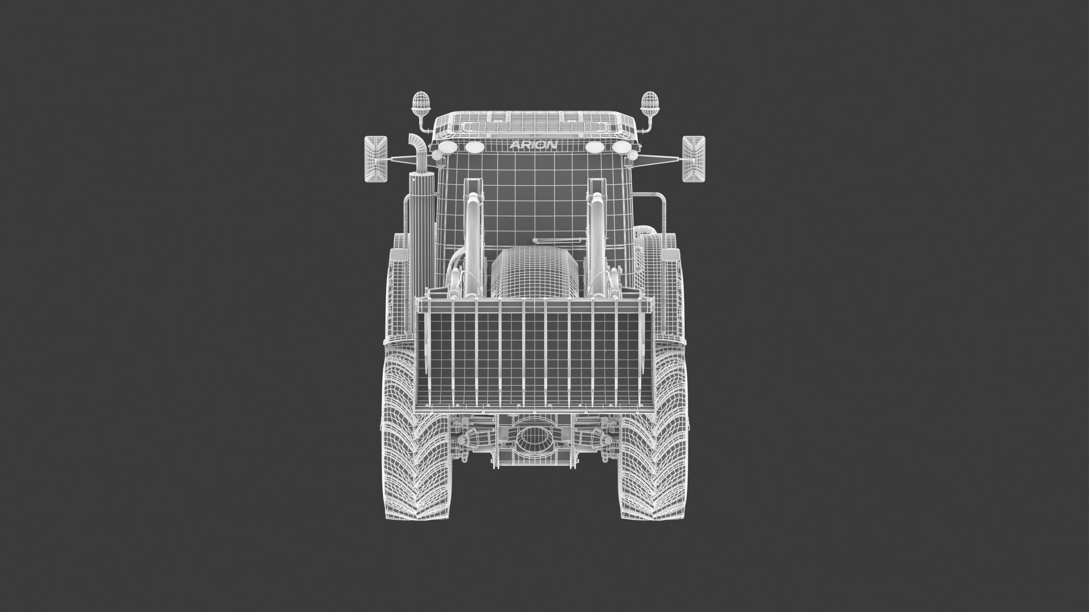 Claas Arion 400 Tractor Version 2010 3D model_24