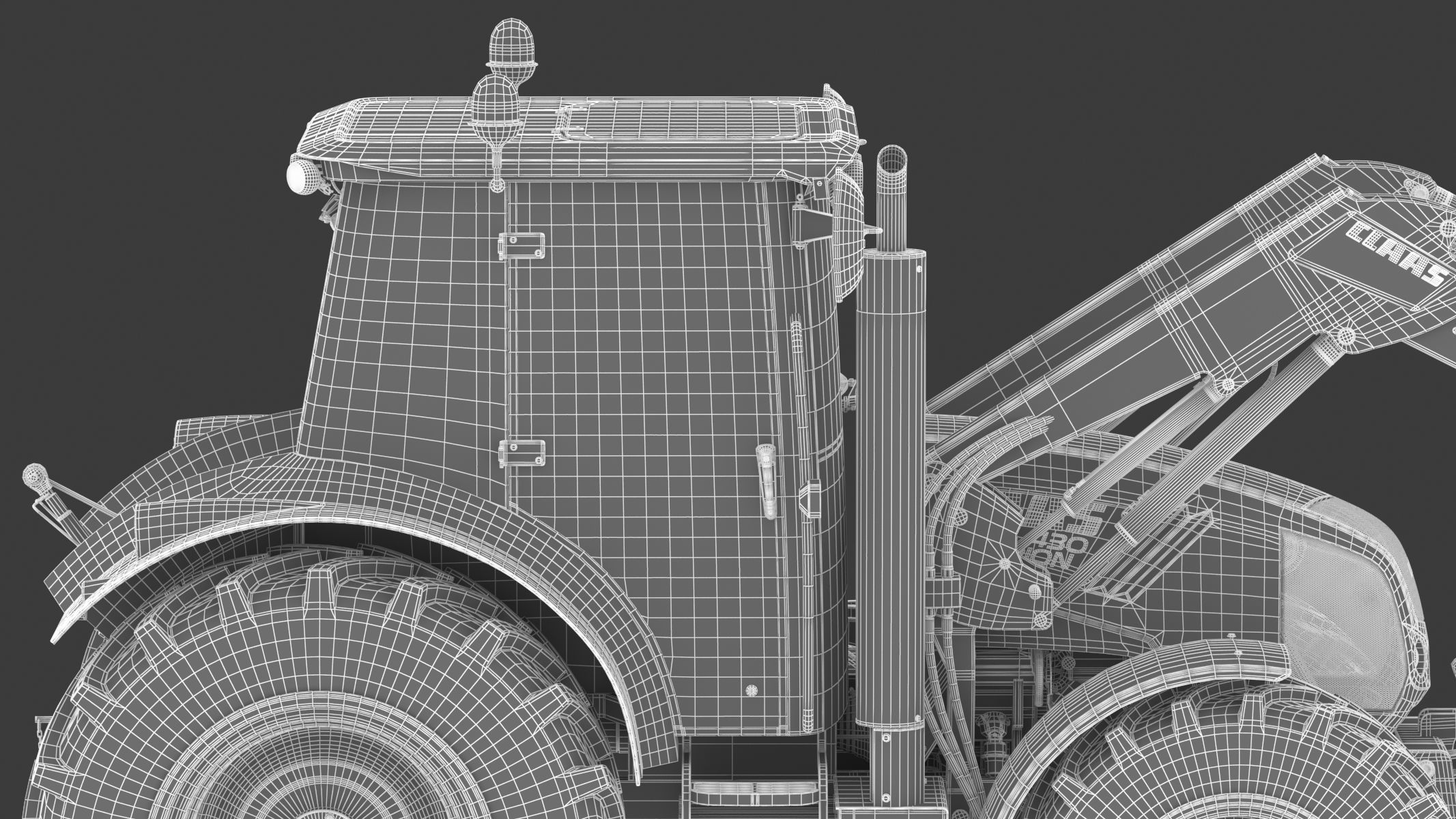 Claas Arion 400 Tractor Version 2010 3D model_36