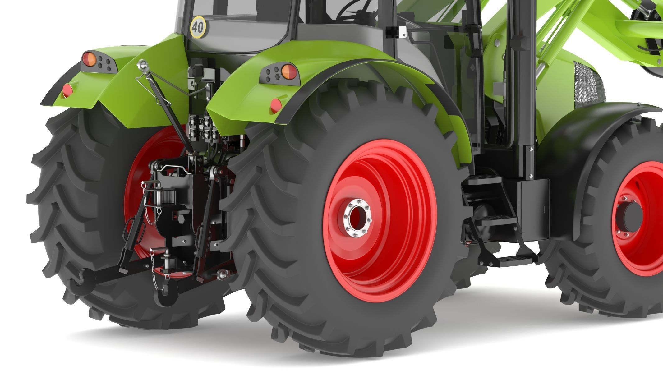 Claas Arion 400 Tractor Version 2010 3D model_15